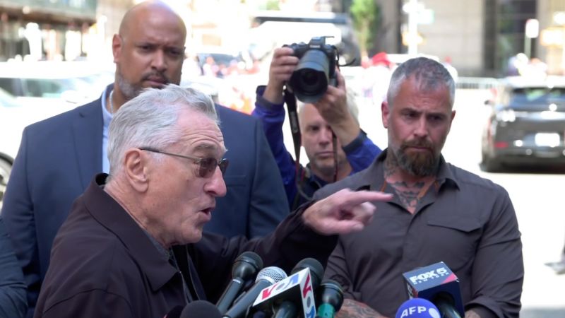 Robert De Niro: Justice Served in Donald Trump's Guilty Verdict and Support for Attacked Capitol Officers
