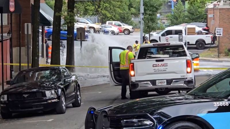Atlanta hospital forced to relocate some patients after major water main break puts city’s water supply in jeopardy