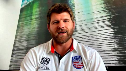USA cricket player Corey Anderson speaks to CNN on Friday, June 7.
