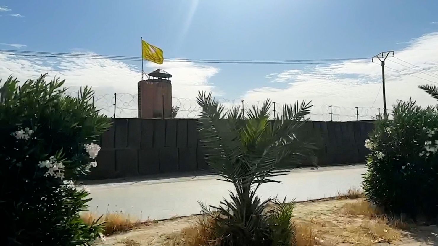 Panaorama prison, a maximum-security prison in eastern Syria.