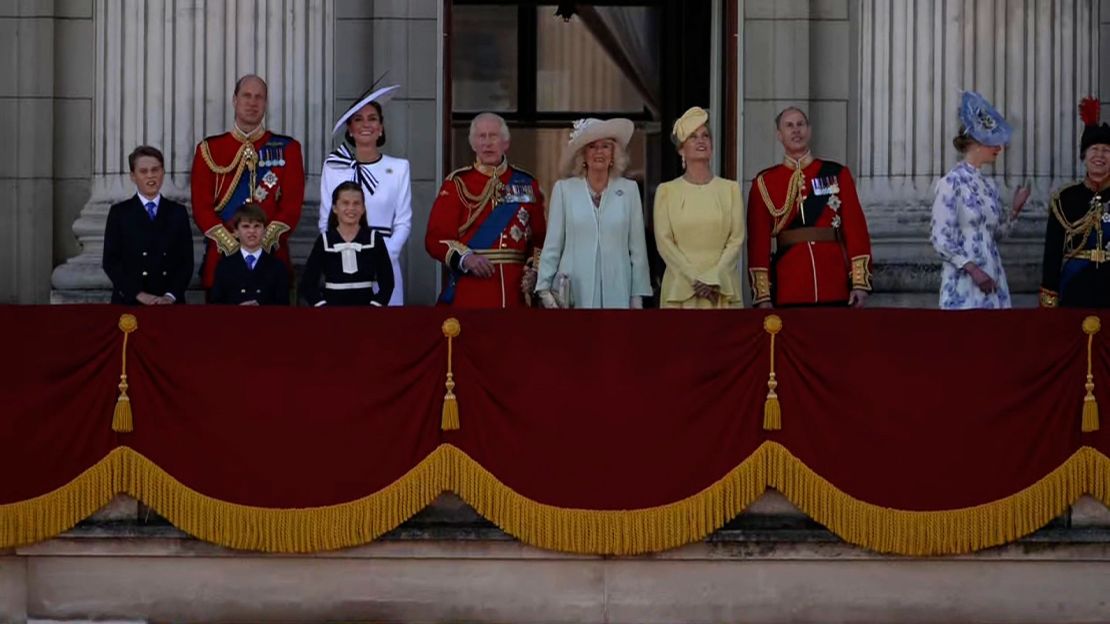 Catherine, Princess of Wales joined the royal family on the Palace balcony for her first public appearance since being diagnosed with cancer.