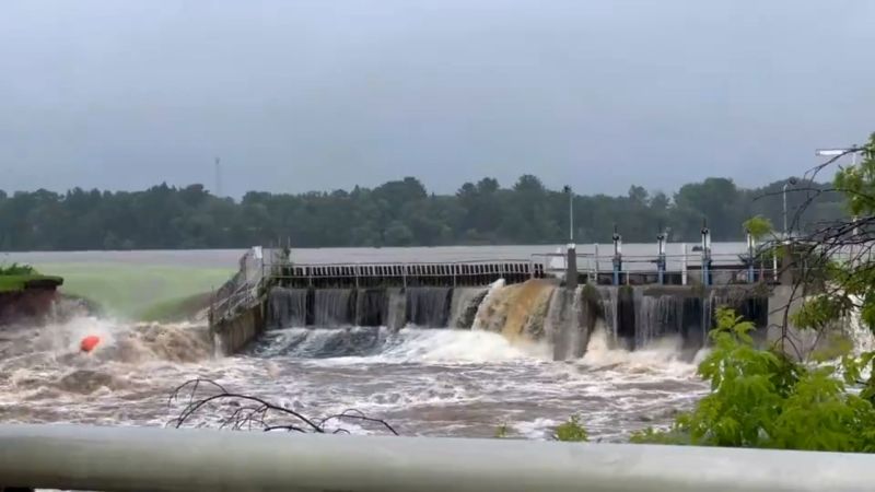 Manawa Dam Compromised: Historic Structure Suffers Major Damage from July 2024 Flooding, Evacuations Underway