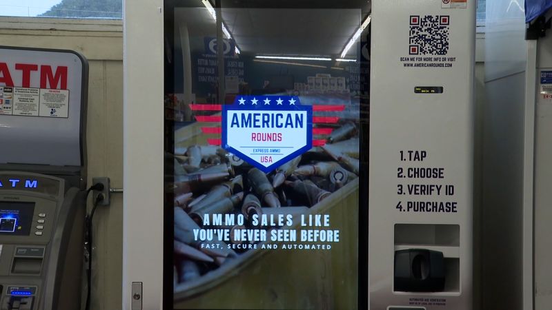 Ammo vending machines are coming to 3 Southern states. See how they work