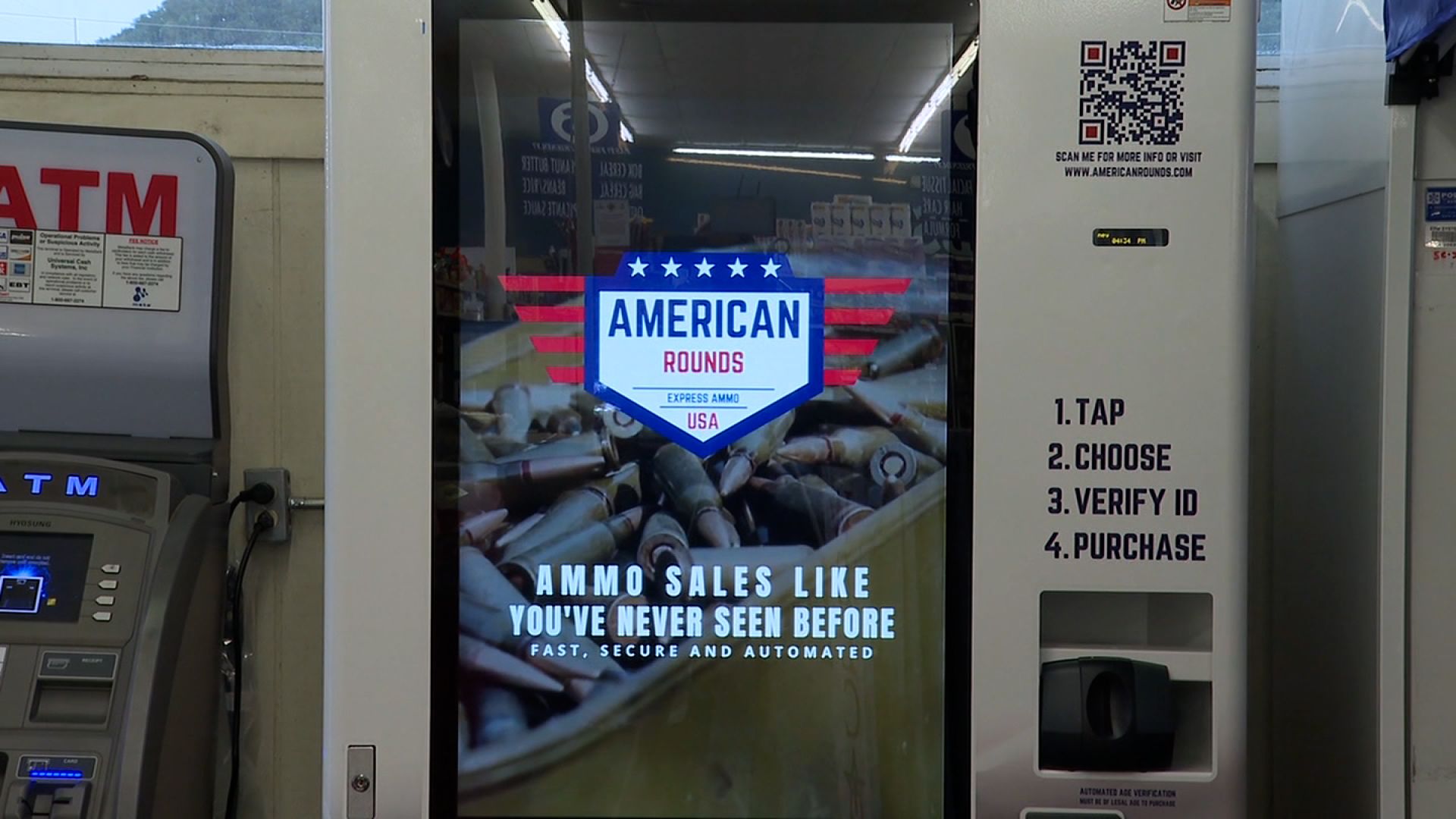 Video: Ammo vending machines are coming to 3 Southern states. See