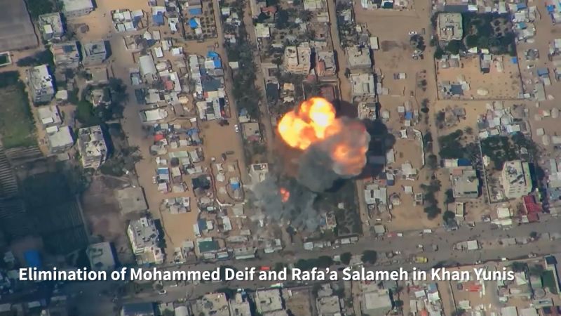 IDF says video shows strike that killed Hamas leader