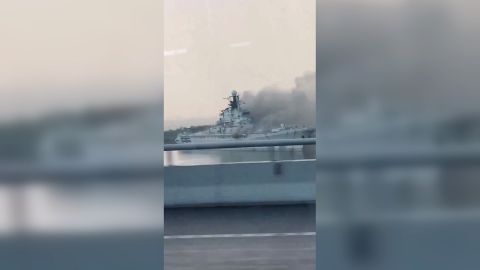 The former Soviet aircraft carrier Minsk burned down in China. The ship was built in Nikolaev and commissioned in 1978. After the collapse of the USSR, it was sold first to South Korea, and then to China, where it became an amusement park for tourists.