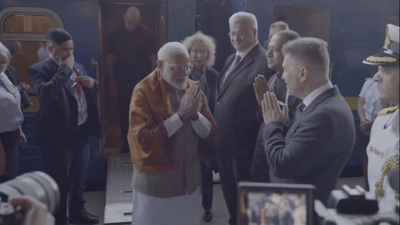 India’s Modi arrives in Ukraine for talks with Zelensky weeks after Putin meeting