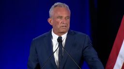 Independent presidential candidate Robert F. Kennedy Jr. speaks during a news conference in Arizona about "the present historical moment and his path forward."