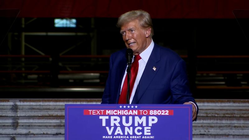 Video: Trump reacts to Harris’ interview with CNN | CNN Politics