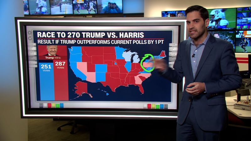 Video: Data reporter breaks down 2024 election map following debate