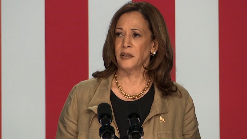 Video: Kamala Harris slams Trump for ‘tanking’ bipartisan border security bill