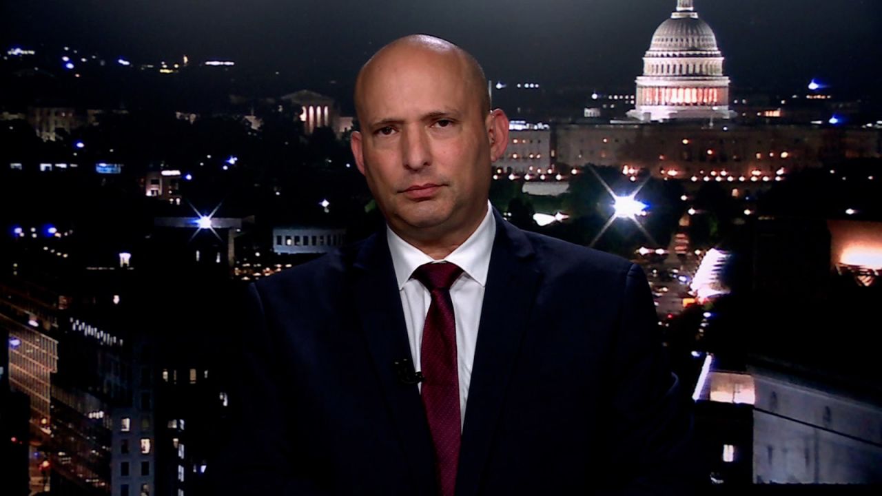 Former Israeli Prime Minister Naftali Bennett speaks with CNN. 