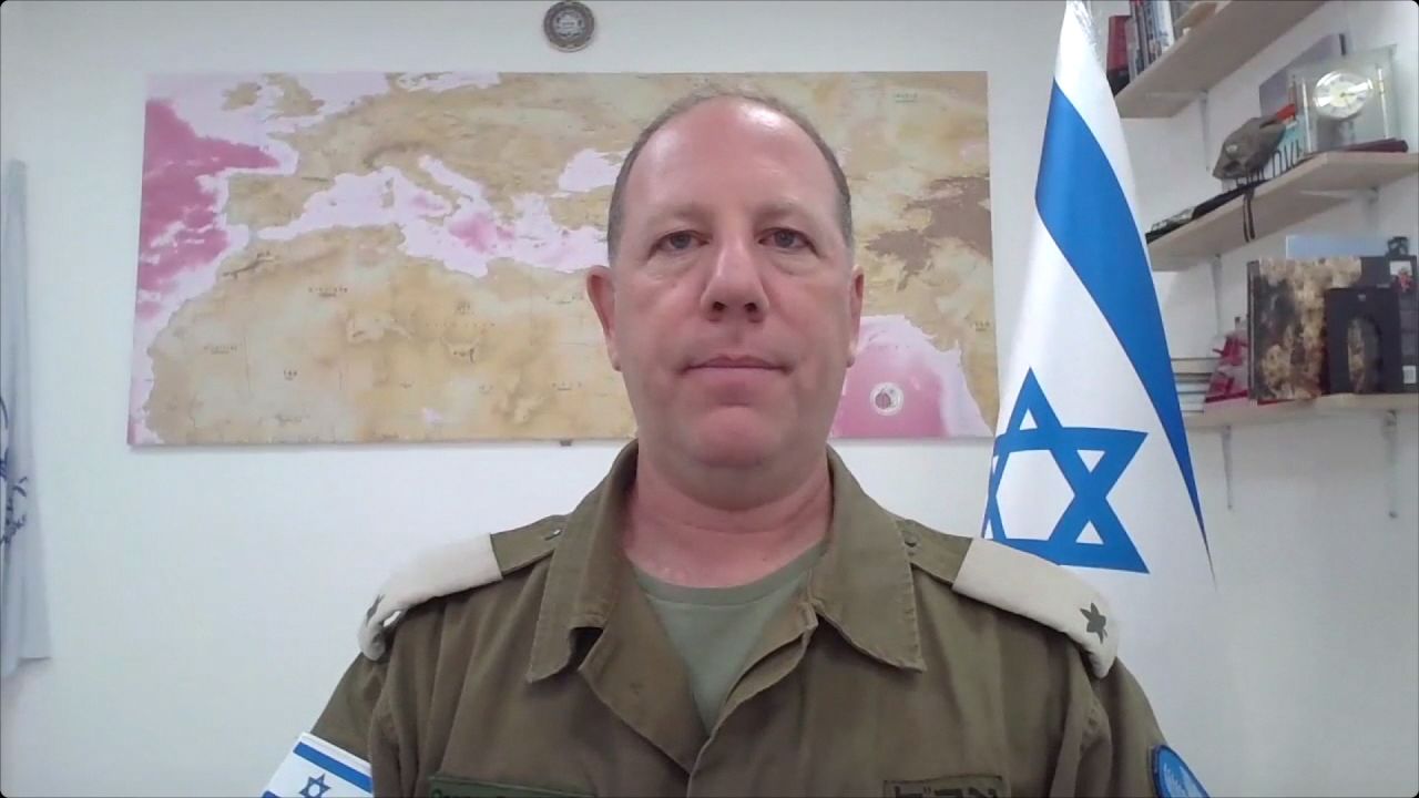 IDF International Spokesperson Major Doron Spielman speaks with CNN on Thursday, October 17.