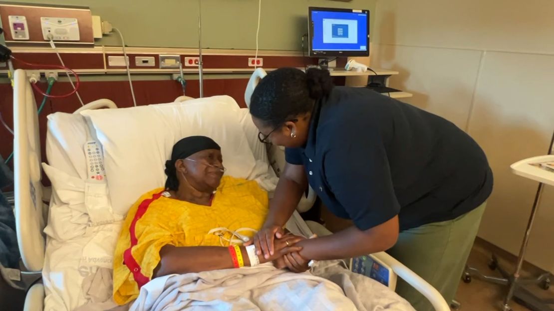 Catherine Sneed's emotional reunion with Bertha McKnight.