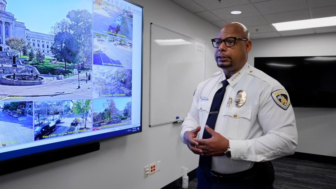 Police Chief Shon Barnes plans to spend part of Election Day in the incident response center as well as driving around the city of Madison, Wisconsin.