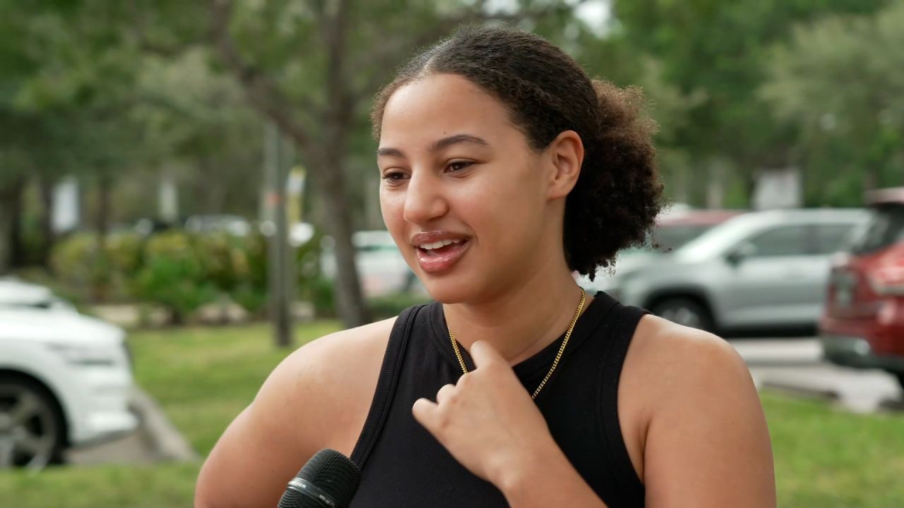 Davianna Porter speaks to CNN on Tuesday.