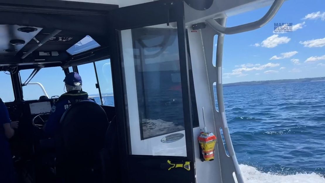 Marine Rescue NSW vessels were deployed to search for a seaman who had fallen off a cargo ship.