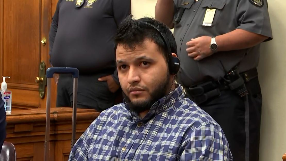 Defendant Jose Ibarra is seen during opening statement of his trial in Athens, Georgia, on November 15, 2024.