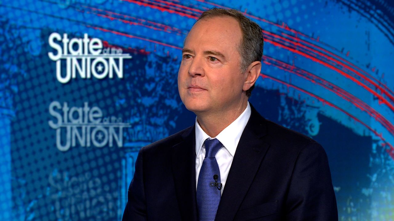 Democratic Sen.-elect Adam Schiff is pictured during an interview with CNN on November 17.