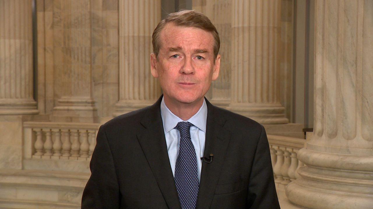 Sen. Michael Bennet appears on CNN on Monday, December 2.