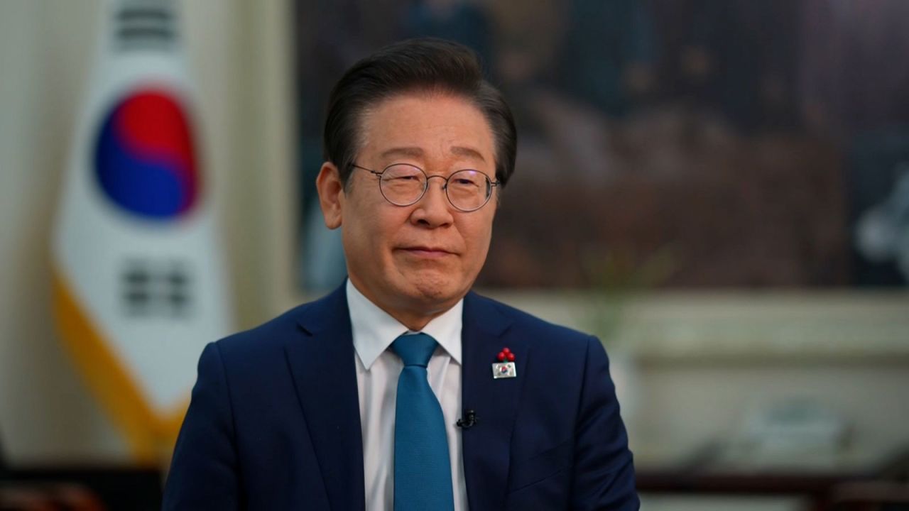 Lee Jae-myung, leader of South Korea’s liberal Democratic Party, speaks with CNN in Seoul, South Korea, on December 5, 2024.
