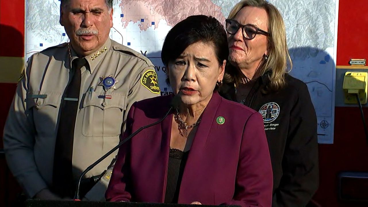 Rep. Judy Chu speaks during a news conference on Thursday, January 9.