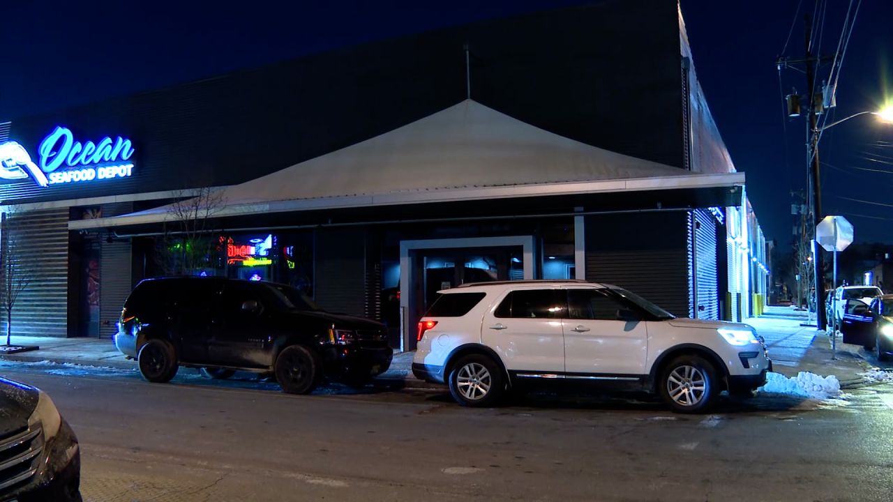 Ocean Seafood Depot is seen in Newark, New Jersey.