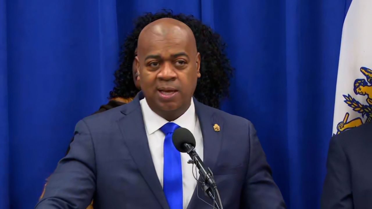 Newark Mayor Ras J. Baraka, elected officials, and immigrant-serving organizations held a press conference today to address the federal raids within the city.