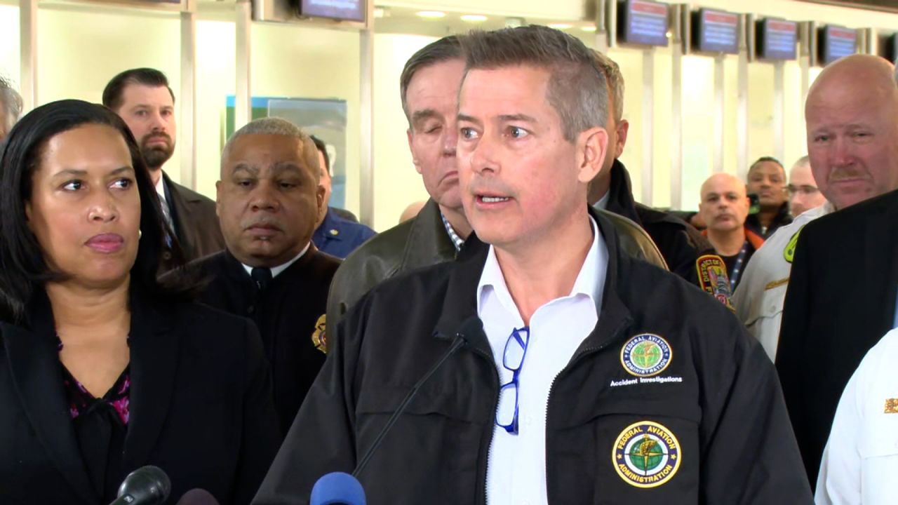 Secretary of Transportation Sean Duffy speaks during a press conference on Thursday.