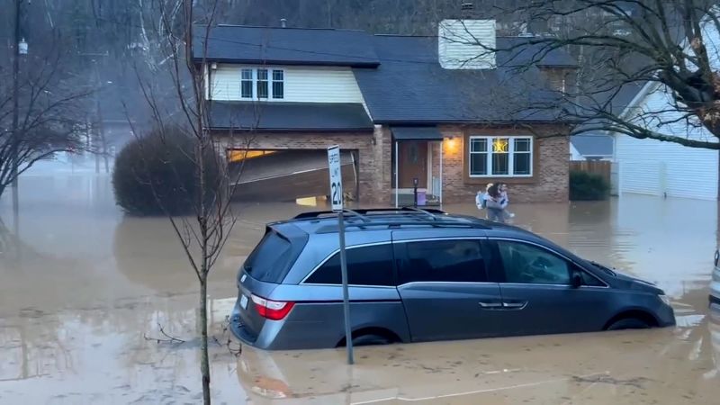First winter storm of many forces water rescues, knocks out power and creates dangerous travel conditions