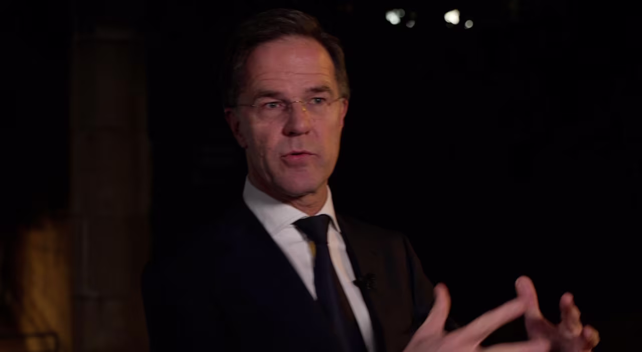 NATO Secretary General Mark Rutte speaks to CNN's Melissa Bell in Paris on Monday.