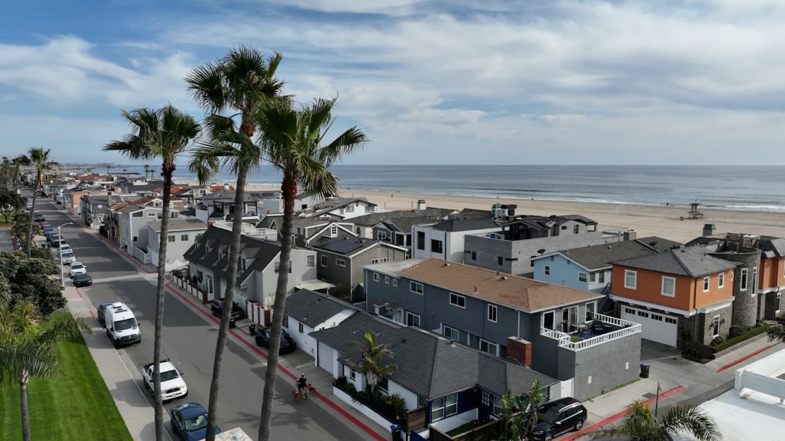 This view shows Newport Beach, one of the surfer hangouts allegedly targeted by thieves