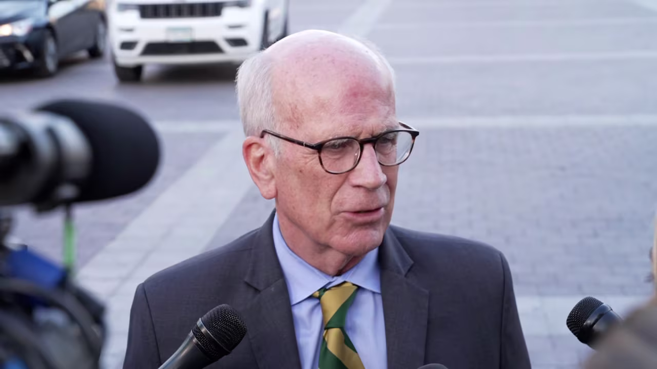Sen. Peter Welch speaks with CNN on March 12.