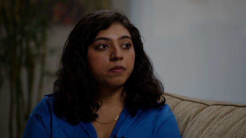 Ranjani Srinivasan speaks to CNN during an interview.