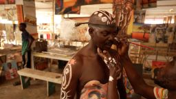 Otim Alpha is a musician from northern Uganda and the pioneer of Acholitronix – a mixture of electronic music and Acholi traditional instruments.