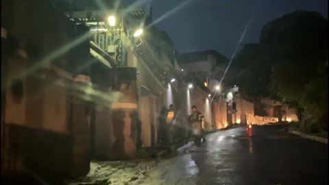 Imágenes de los alrededores de la embajada de Argentina en Caracas, de donde un grupo de activistas de la oposición venezolana salió recientemente.