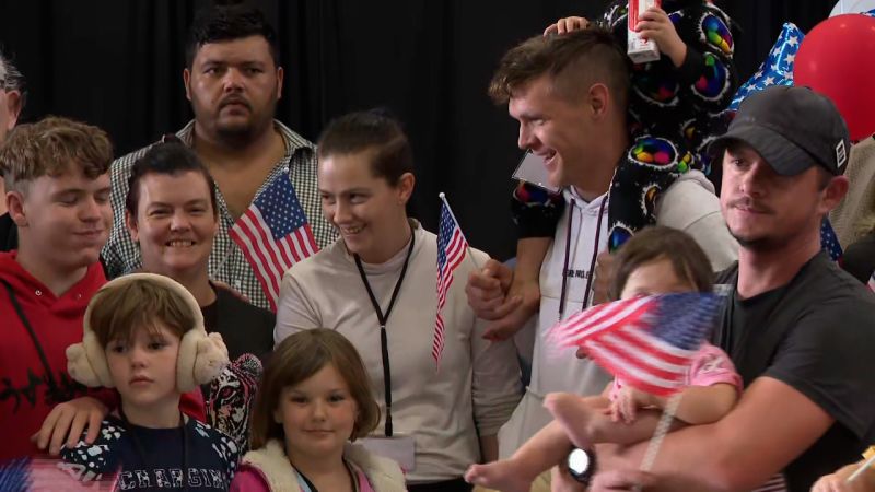 White South Africans granted refugee status by Trump administration arrive in US | CNN Politics