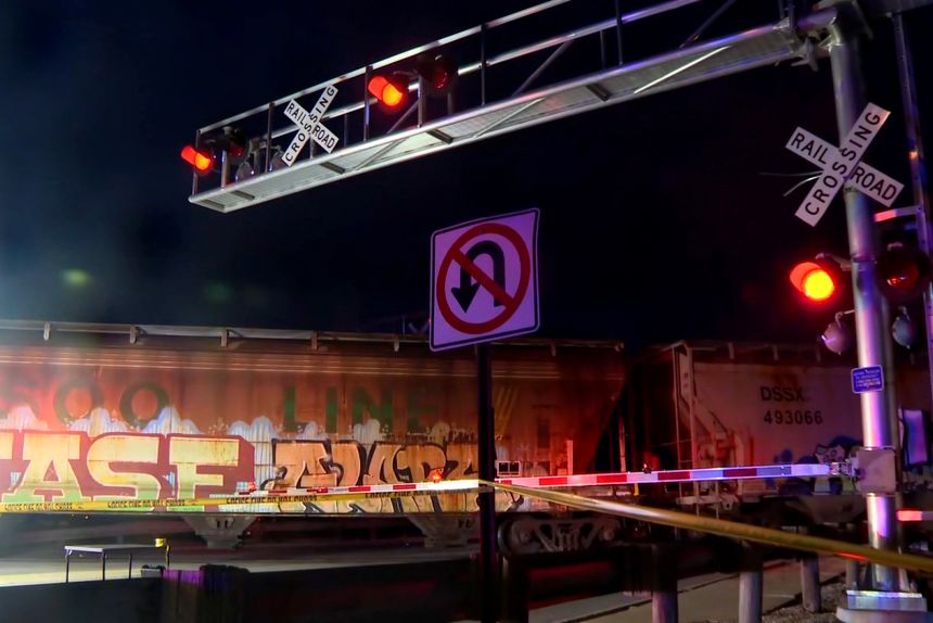 A train hit pedestrians on a bridge in Freemont, Ohio.