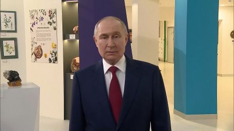 Russian President Vladimir Putin spoke to reporters about Russia's position on its war with Ukraine after the president's earlier high stakes phone call with US President Donald Trump.