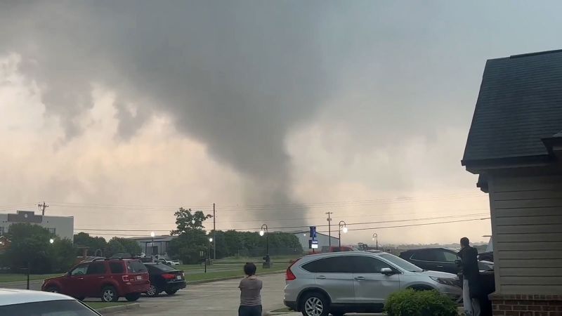 Dangerous storms slam 10 states, unleashing multiple tornadoes and damaging winds