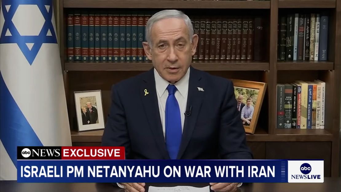 Israeli Prime Minister Benjamin Netanyahu will appear on ABC News in an interview on Monday, June 16th.