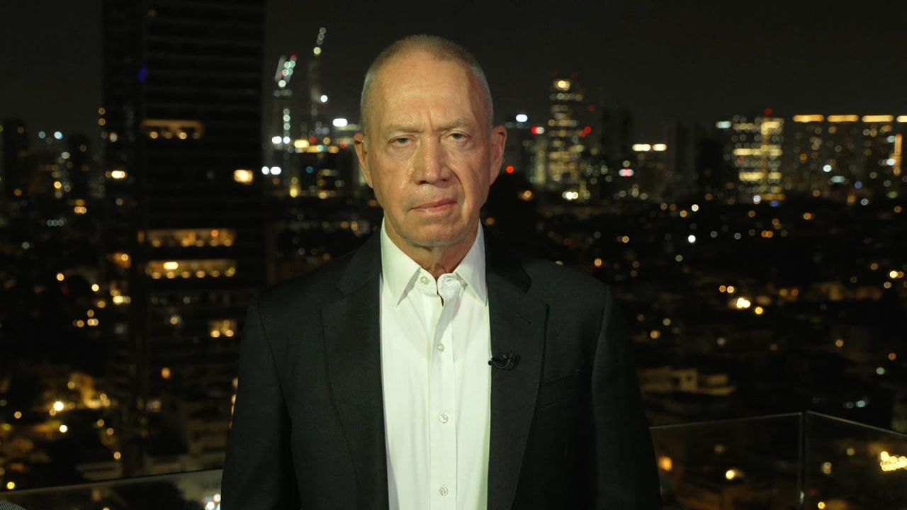 Yoav Gallant, Israel’s former defense minister, appears on CNN on Wednesday.
