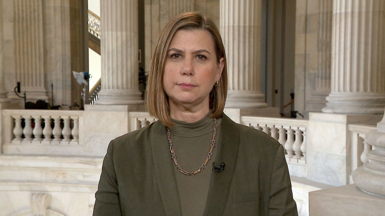 Sen. Elissa Slotkin appears on CNN on Thursday.