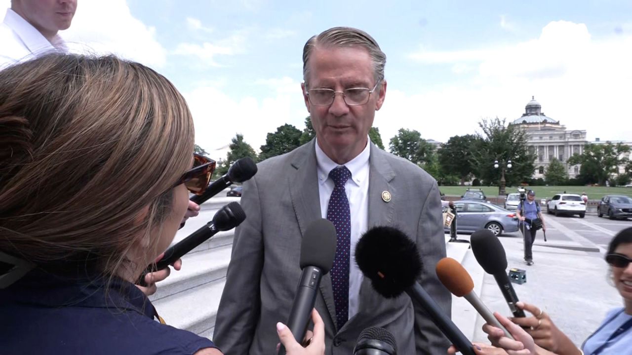 Rep. Tim Burchett speaks to members of the media on Wednesday.