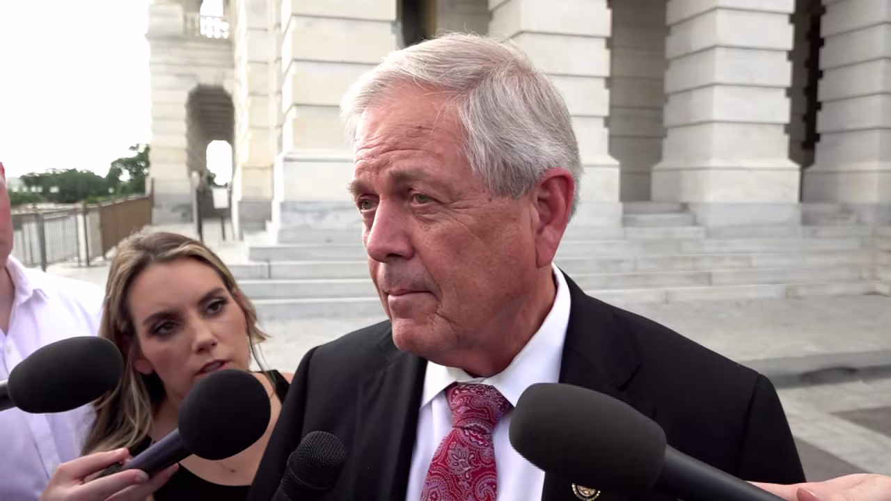  Rep. Ralph Norman speaks to members of the media on Wednesday.