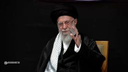 Iran’s Supreme Leader Ayatollah Ali Khamenei appeared in public for a religious gathering Saturday, according to Iranian state media outlet Press TV.