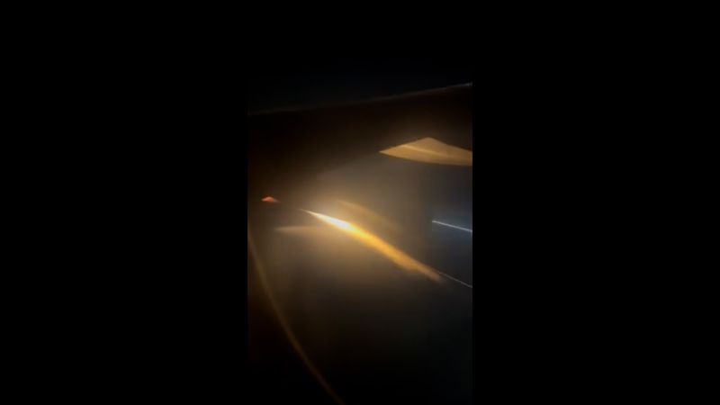 Flames from engine cause flight to declare an emergency and return to LAX | CNN