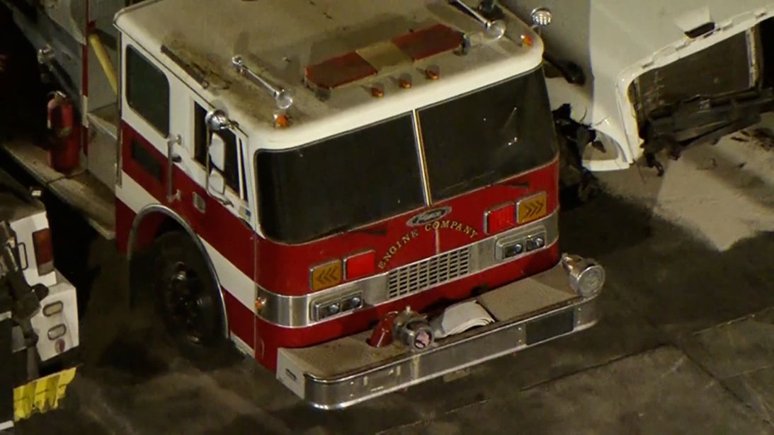 A fire truck was confiscated by police from Steve Farzam's Brentwood home.