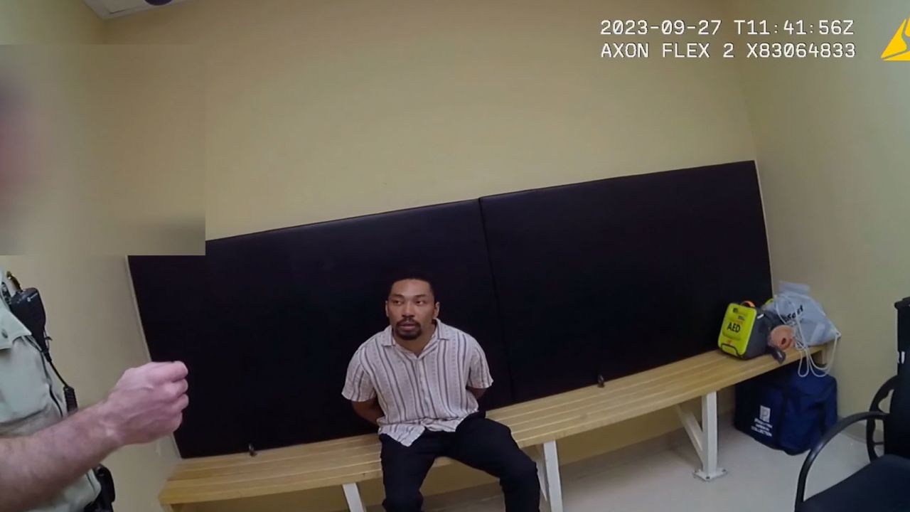 Las Vegas Metropolitan Police Department released body camera, 911 calls and documents related to interactions police had with the Manhattan shooter, Shane Tamura. A portion of this image has been obscured by the source.