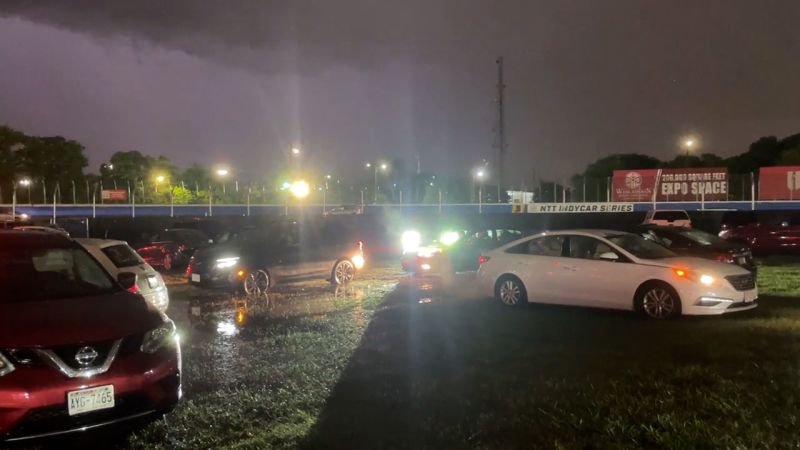 Milwaukee contends with flash flooding, state fair and airport affected, with more rain expected Sunday | CNN